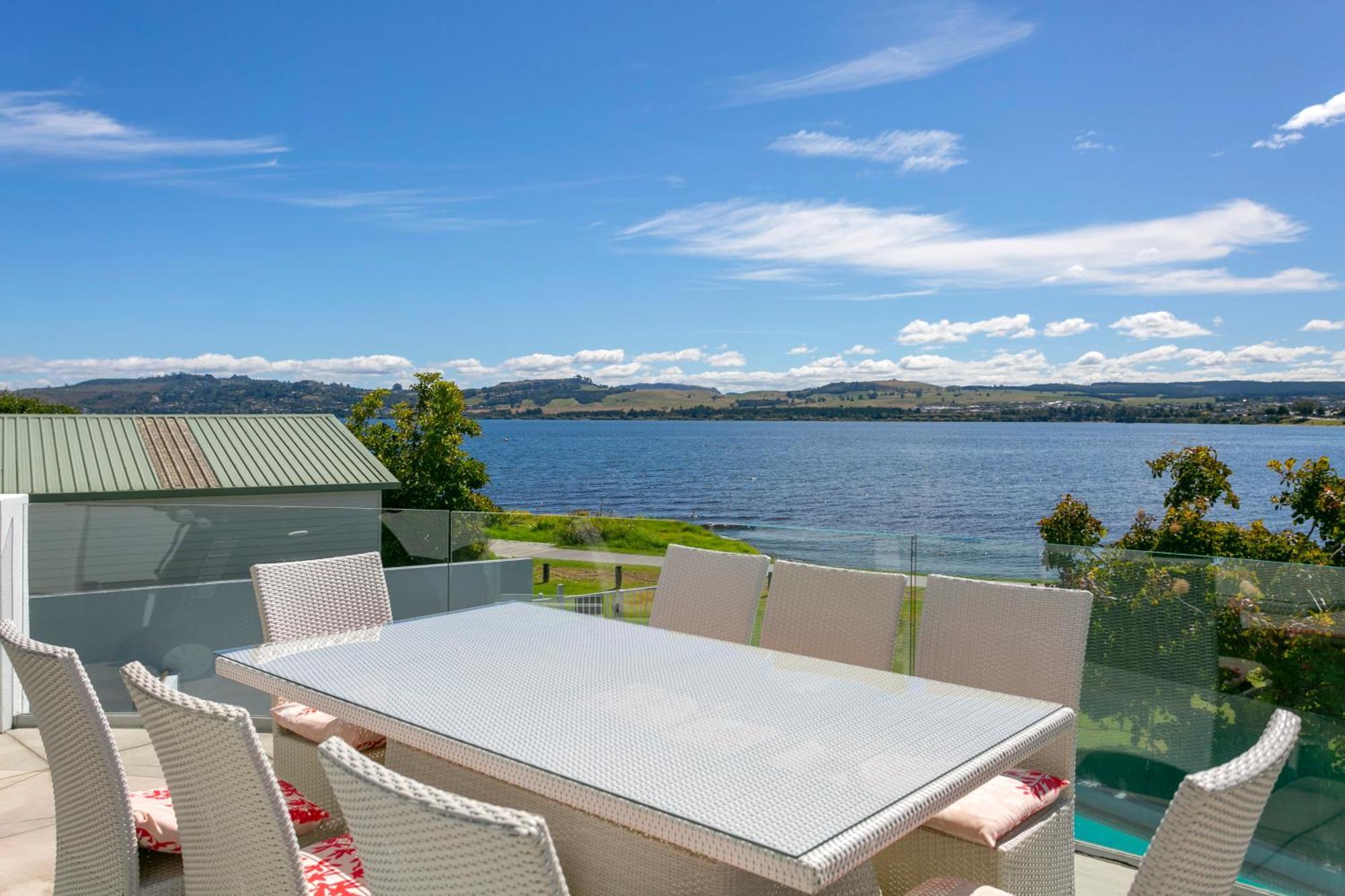 Waimahana Apartments Lago Lago Taupo Exterior foto